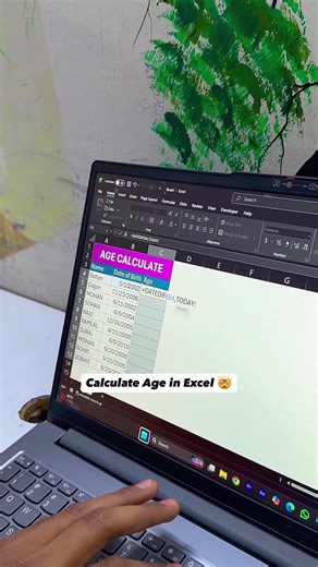 Calculate Age in Excel 🤯💻 #sparkcomputereducation #exceltips #shorts