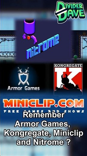 For everyone who grew up on Nitrome and Kongregate | Divider Dave