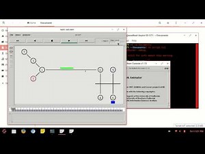 Creation of LAN network using NS2