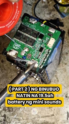 ( Part 2 ) wiring na tayo ng bms at active balancer ng battery para sa mini sounds #fblifestyle #motorcyclebattery #diybattery | Jessie Abarquez