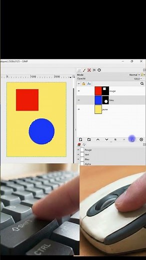 GIMP 3 : Éditer un Masque de Calque Instantanément (Le Raccourci !)