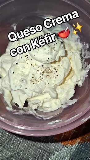 Cómo Hacer Queso Crema Casero y Saludable con Kéfir 🥣✨ #shorts #kéfir