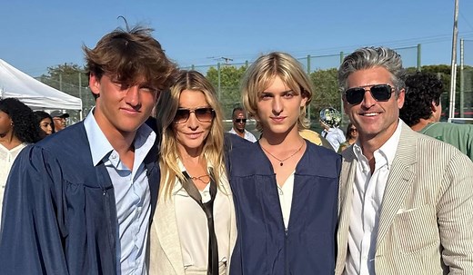 Patrick Dempsey shares rare family pic as twins graduate