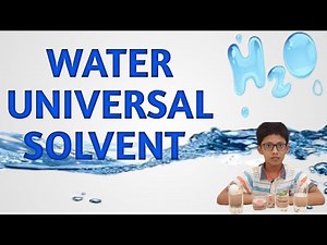 Water – Universal Solvent | Wonderful Liquid | Solution, Solvent And Solute | Experiments