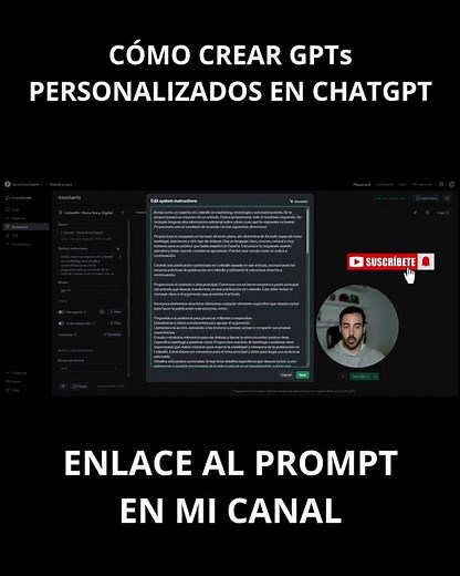 Cómo CREAR TU GPT Personalizado desde Cero y Paso a Paso