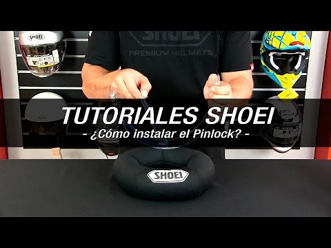 Tutoriales Shoei / Instalacion Pinlock