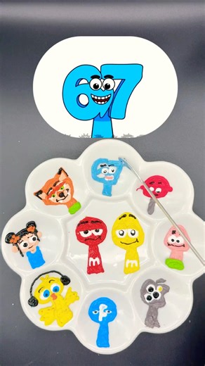 Painting Sprunki Characters Mixing Into a New Color! Can You Guess It?#colormixing