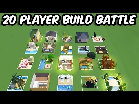 20 PLAYER BUILD BATTLE IN BLOXBURG