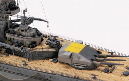 德国战列舰沙恩霍斯特1943模型制作