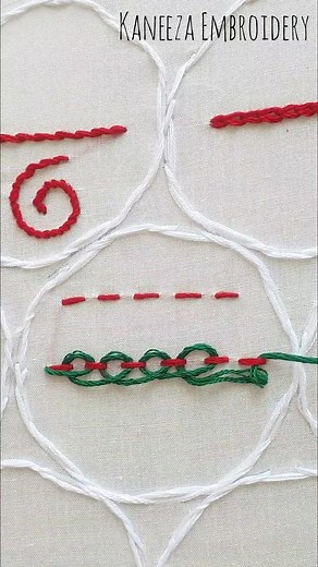 Looped Running Stitch Embroidery Techniques