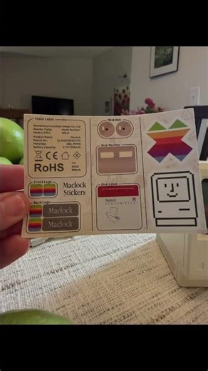 Retro Pixel Maclock Alarm Clock