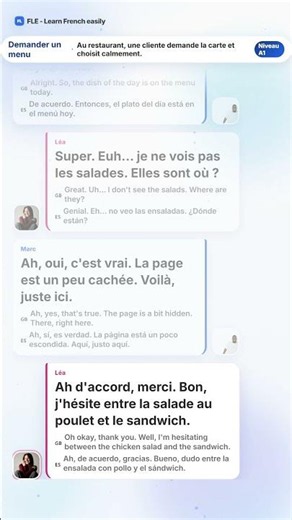 Menu in French: What do you say?