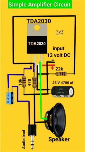 amplifier in home how to make #electronic #ytshorts #amplifier #circuit