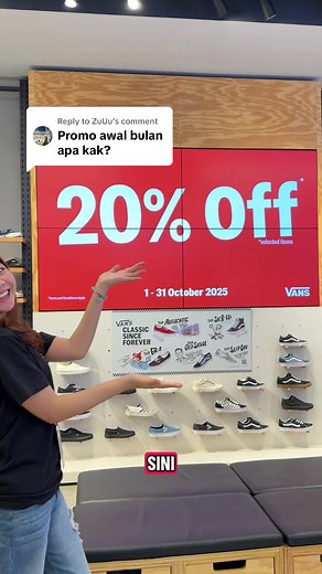 Promo 20% di Vans Living World Cibubur
