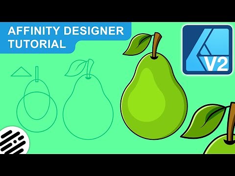 Affinity Designer Tutorial: How to Draw a Pear