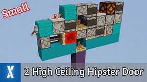 Smallest 2 High Ceiling Hipster Door Minecraft Map