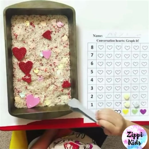 FREE Conversation hearts candy graphing! Write “ Valentine freebie” to access the 🔗 | Zippi Kids Corner