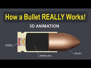 How a Bullet Actually Works | 3D Animated Explanation (Simple & Easy) 4K