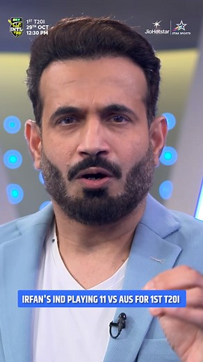 #IrfanPathan unveils a power-packed Team India XI for the 1st T20I showdown against Australia 💥 Drop down your playing XI for the 1st T20I 📝 #AUSvIND 👉🏻 1st T20I | WED, 29th OCT | 12:30 PM | Star Sports