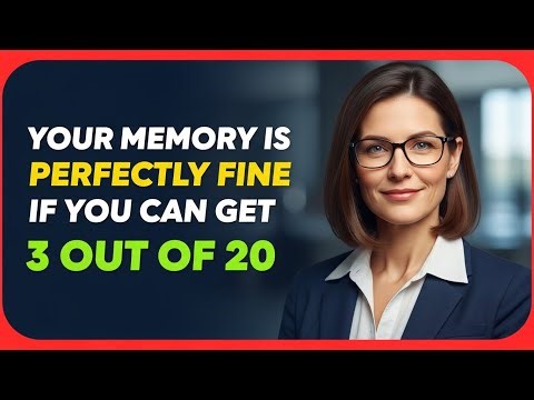 Your Memory Is Perfectly Fine If You Can Get 3 Out Of 20 | Hard Memory Quiz Challenge