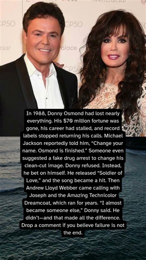 Donny Osmond The Comeback That Started With Believing in Himself #bollywood #viral #trending#shorts
