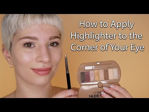 How to apply Highlighter to the Corner of Your Eye - Three Simple Ways to Achieve a Gorgeous Glow