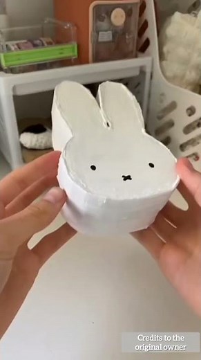 DIY Miffy Box Tutorial (Credits To The Original Owner) #miffy #crafts #diy