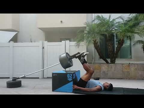 Landmine Vertical Leg Press with Viking handle