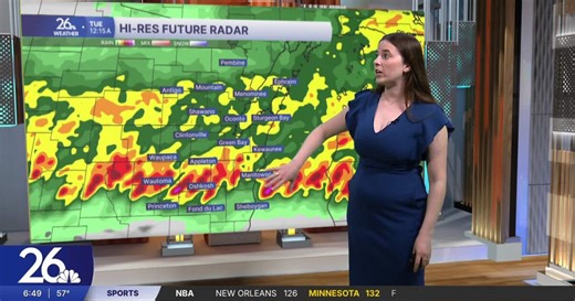 Severe weather threat to start the week