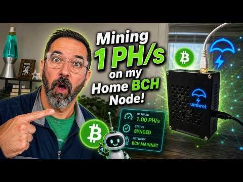 Mining 1 PH/s to Home BCH Node | Full Setup Tour
