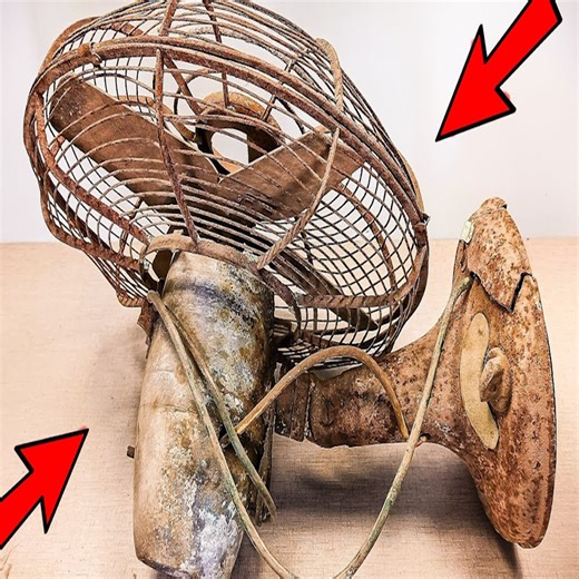 Restoration of a 70-Year-Old Rusty Table Fan – Back to Life Again! #AntiqueRestoration #VintageFan #RustToShine | Matt Rockhold