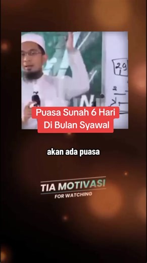 Puasa sunah 6 hari di bulan syawal #puasasyawal #fyp #idulfitri2026 #uah