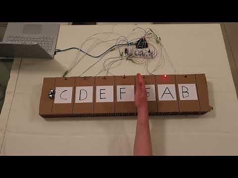 Play music in the air! Arduino air piano project