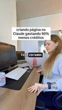 criando página no claude consumindo 90% menos créditos de ia com visual studio code