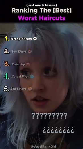Ranking The Funniest worst DIY haircut fail moments ✂️😭 #shorts #haircutfail #hairfails