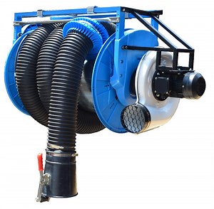 [Hot Item] Fs-200910208550W Exhaust Extraction System-Hose Reel, Slide Type of Hose Reel Series with 550W Motor