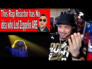 Led Zeppelin Reaction Stairway to heaven RAP Reactor Never Heard Led Zeppelin & his REACTION??