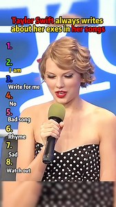 38K views · 1K reactions | Taylor Swift always writes about her exes in her songs 梁勺 #celebrity #usa #taylorswift #boyfriends | Like Aja | Facebook