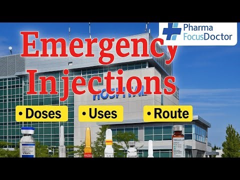 Emergency Medicines & Injections | Critical Care Guide#pharmcist#nurse‪@DoctorMike‬ ‪@solutionpharmacy‬