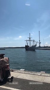 Christopher Columbus replica Flagship 'Nao Santa María' arrives at Poole. The Santa María' played a pivotal role in one of history's greatest journeys, today the replica is used as a floating museum and visits many ports around the world including this weekend at Poole. Here's a lovely video from Poole Quay Boat Haven & Port of Poole Marina as she arrived at Poole Quay today. The striking three masted tall ship will be moored alongside the quay from 11th to 22nd June, offering visitors a rare op