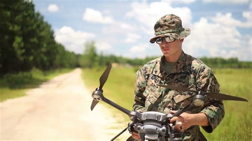 U.S. Marines Train for Drone Warfare with Marine Wing Support Squadron 273