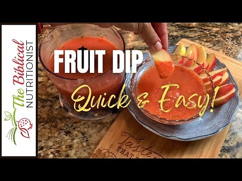 3-Ingredient Fruit Dip Recipe Easy, Quick & Healthy | Best Fruit Dip