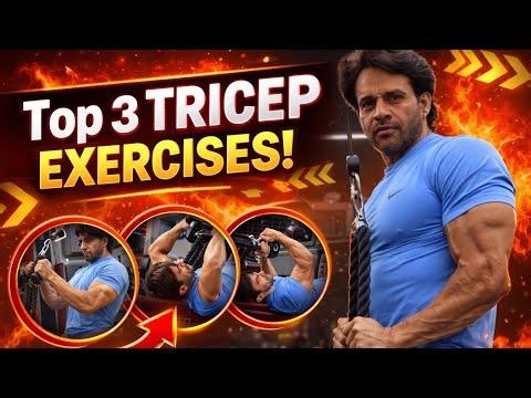 Top 3 Tricep Exercises for Bigger Arms | Build Massive Triceps Fast