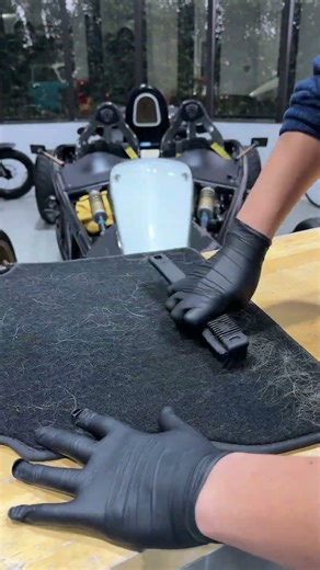 Easily remove pet hair! #shorts #detailing #howto #diy #carcare #pets #pethair #carclean #interior