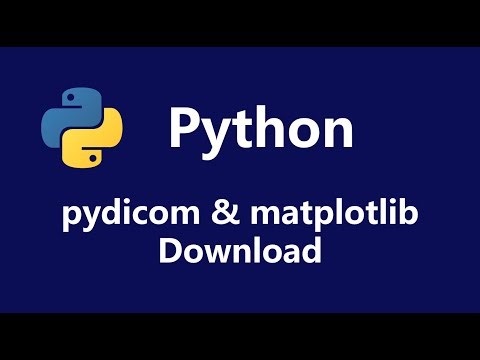 【Python】使用CMD安裝pydicom & matplotlib套件