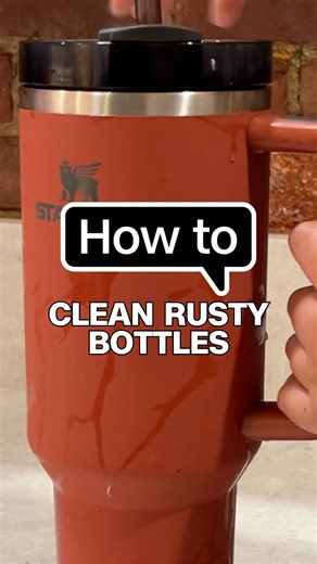 Stop drinking from a dirty bottle!💧Water bottles can rust over time, so we’re giving you step-by-step instructions on how to keep yours clean. | CNN Underscored