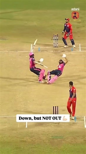 cricket funny video , down but not out #reels #feedshorts #cricket #cricketlover #cricketnews #funny