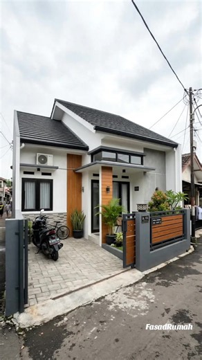 Rumah Minimalis di Gang: Fasad Elegan yang Bikin Tetangga Melirik