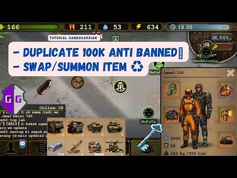 Cara Duplicate & Swap item Day R Survival - GameGuardian