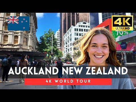🇳🇿Auckland, New Zealand Walking Tour - 4K Downtown tour｜Jan 2025